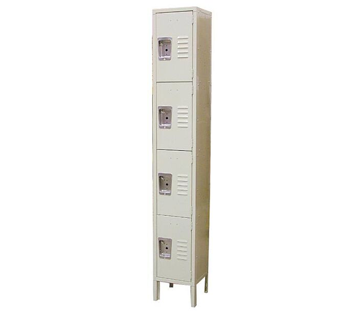 Omcan Steel Painted 4-Tier Locker - USA