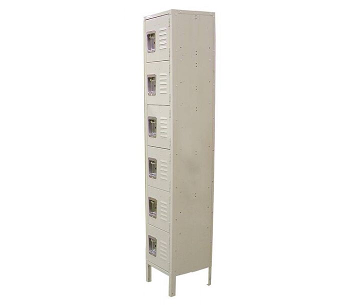 Omcan Steel Painted 6-Tier Locker - USA