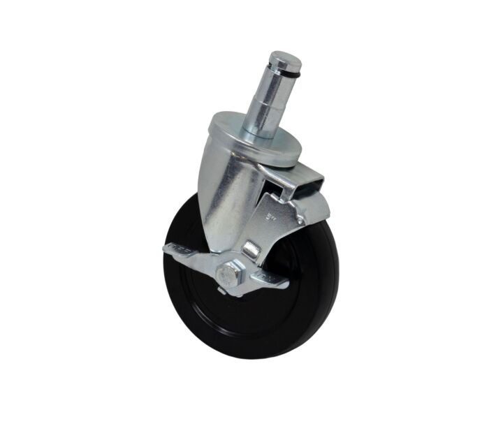Zanduco 5" Wire Shelf Caster With Brakes - CA