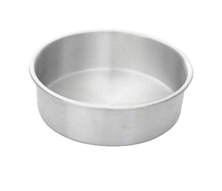 Omcan 6" x 2" Round Aluminum Cake Pan - USA