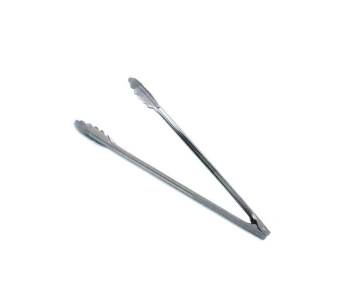 Omcan 16" Stainless Steel Coiled Spring Utility Tong Heavy Duty - CA