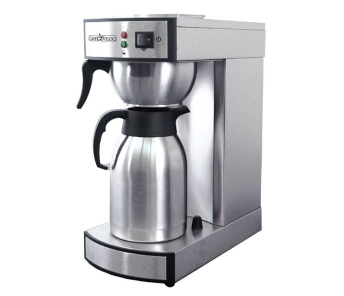 Omcan Stainless Steel Coffee Maker with 2 Liter Thermal Carafe - CA