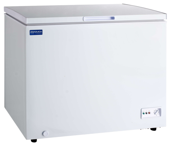 Zanduco 44" Single Door Chest Freezer with Solid Flat Top and 283L Capacity - 115V - USA