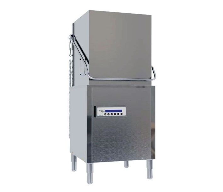 Omcan 26" High Temperature Straight/Corner Dishwasher - 55 racks per hour 5.3 KW - USA