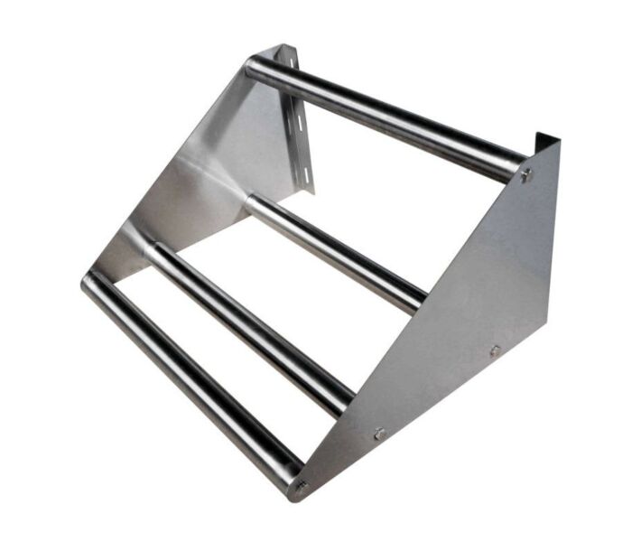 Omcan 60" Wall Mounted Stainless Steel Tubular Rack Shelf 15" X 60" X 11.25" - USA