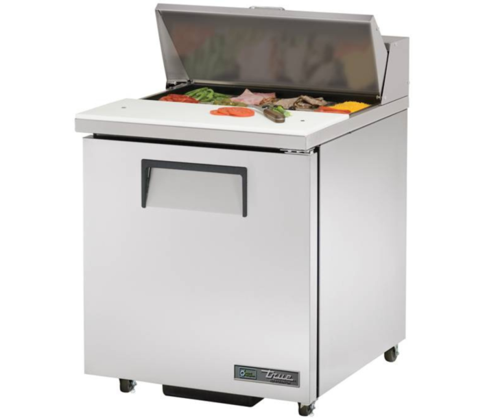True TSSU-27-08-ADA-HC 27" 1-Door Refrigerated Sandwich / Salad Prep Table - 115V - CA