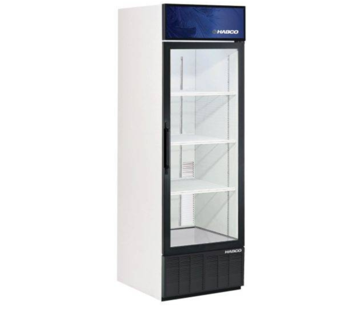 HABCO ESM18HC 24" Impulse Single Glass Swing Door Refrigerated Display 17 Cu.Ft - 115V, 0.25HP - CA