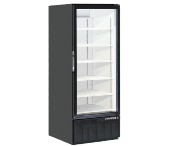 HABCO ESM28HCTD 30.5" Impulse Single Glass Swing Door Refrigerated Display 24 Cu.Ft. - 115V, 0.25HP - CA
