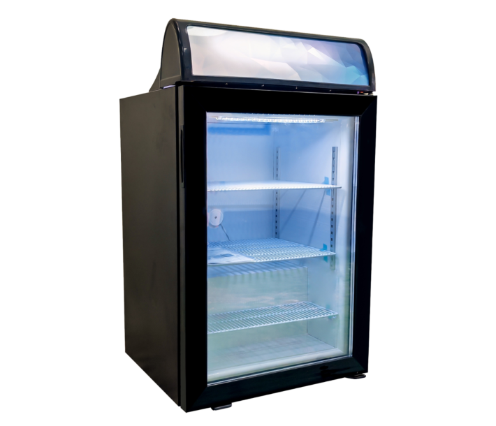 Zanduco 23" Countertop Display Freezer with Top Lightbox and 98L Capacity - 110V, 158W - CA
