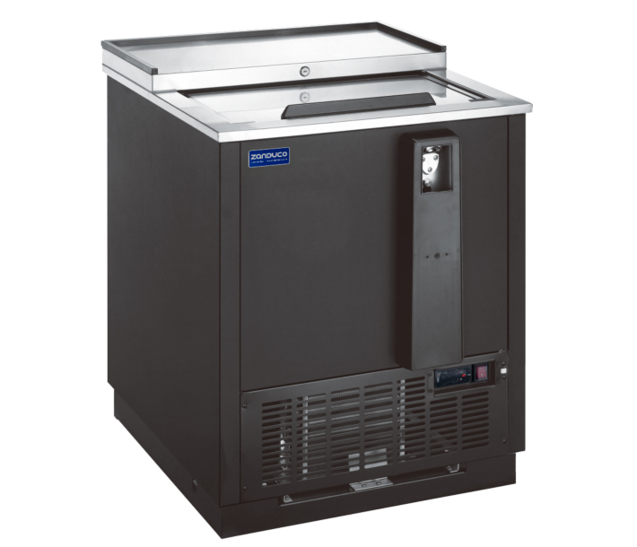 Zanduco 26" Reach-In Beer Bottle Cooler with 141L Capacity - 115V - USA