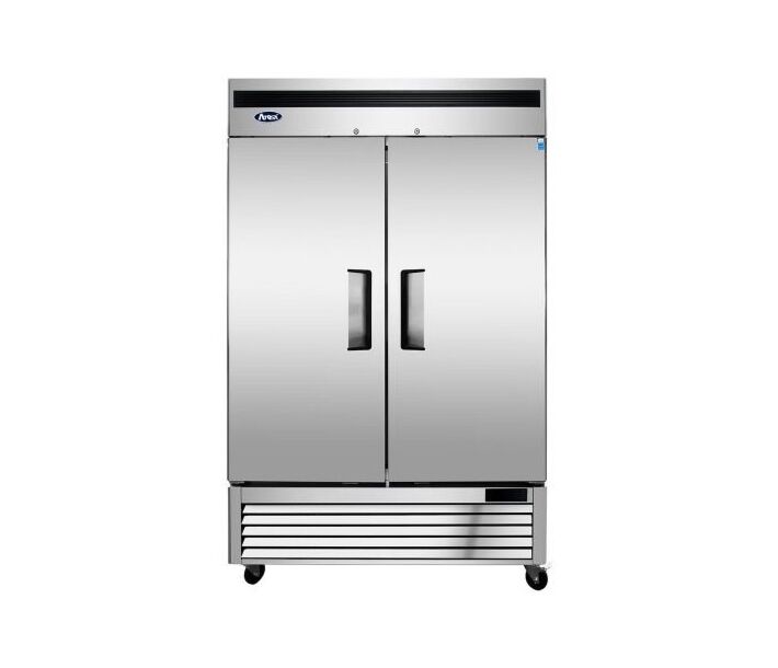 Atosa MBF8503GR 54" Bottom Mount Solid Two Door Reach-In Freezer - CA