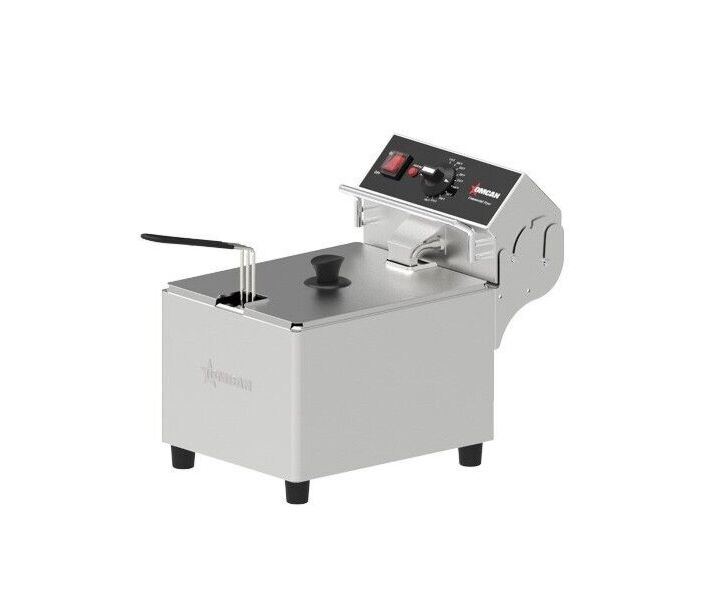 Omcan Elite Series 15lbs. Electric Countertop Single Basket Deep Fryer - 240V, 3600W - USA