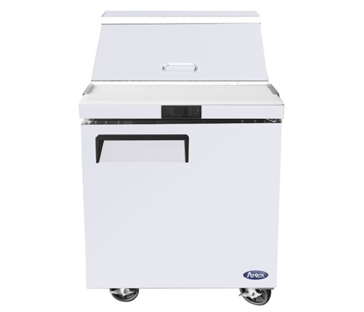Atosa MSF8301GR 27" 8 Pan Refrigerated Sandwich Prep Table - CA