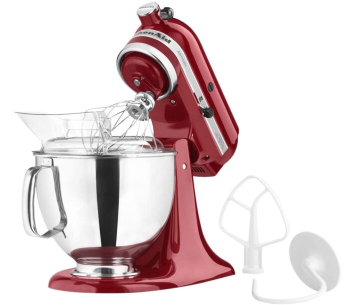 KitchenAid KSM150PSER 5 Qt. Tilt Head Countertop Stand Mixer Red Zanduco US