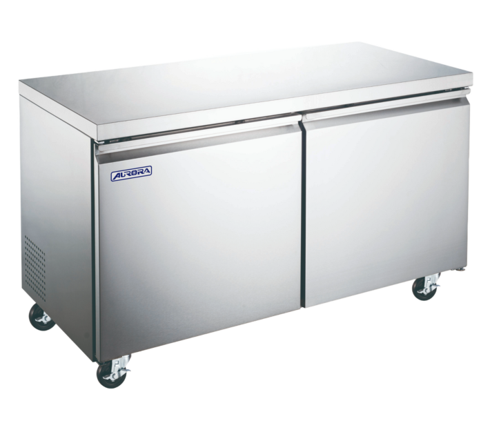 Aurora 48" Undercounter Two-Doors Freezer with 320L Capacity - 110V, 352W - USA