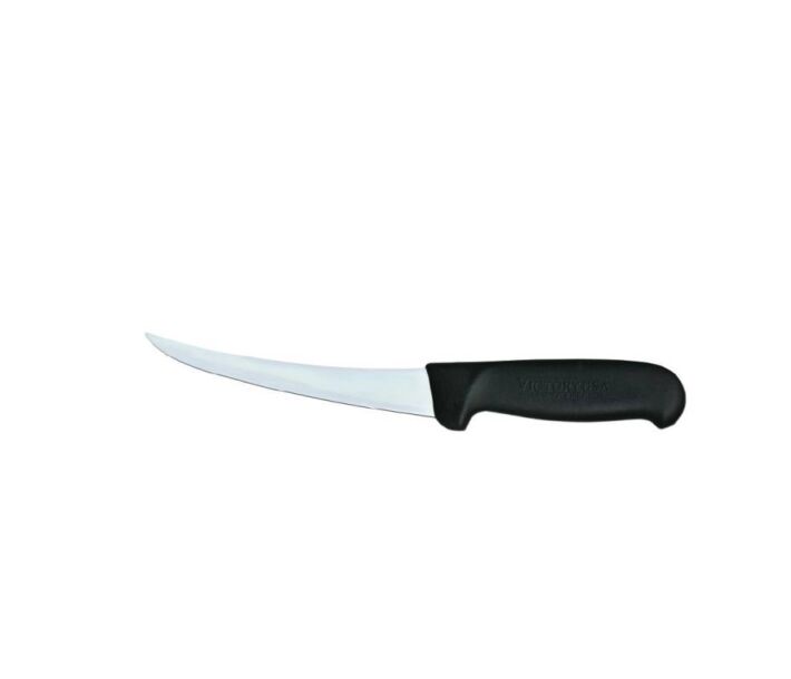 Omcan 6" Straight Boning Knife, Rose, Wood Handle - USA
