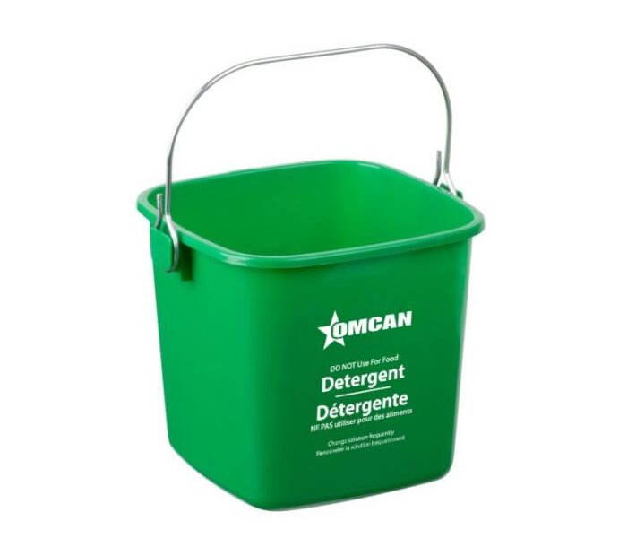 Omcan 6 qt Cleaning Pail for Detergent - Green - USA