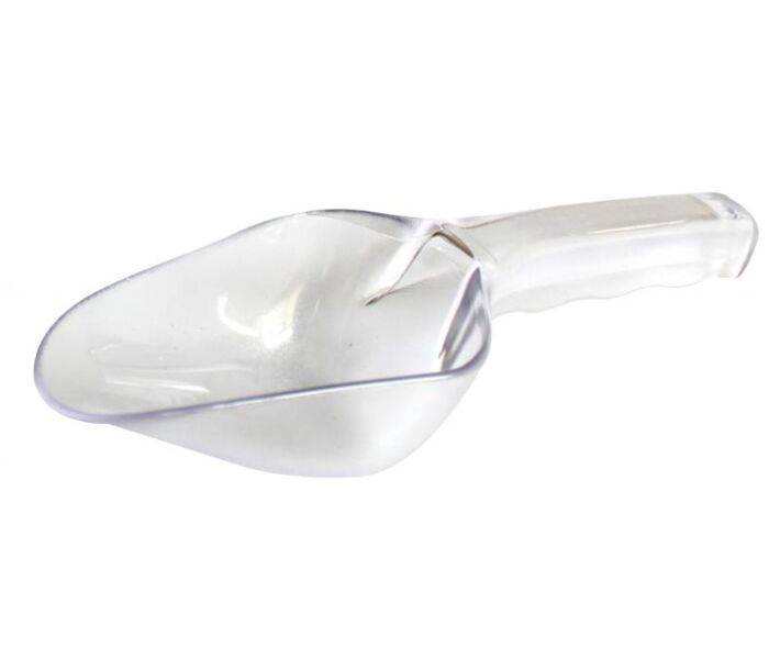 Omcan 12 oz. Clear Utility Scoop - USA