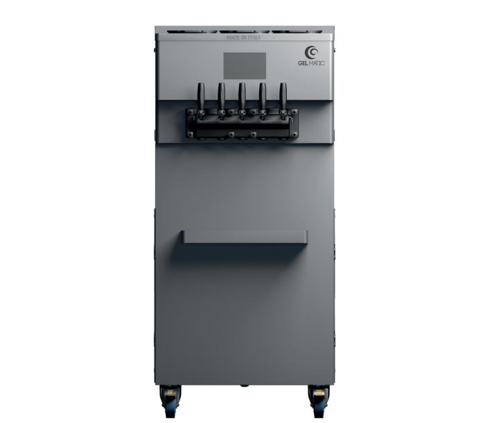 Gelmatic Three and twist flavors Floor Pump Fed Soft Serve Machine - 70 kg/h Production Capacity - CA