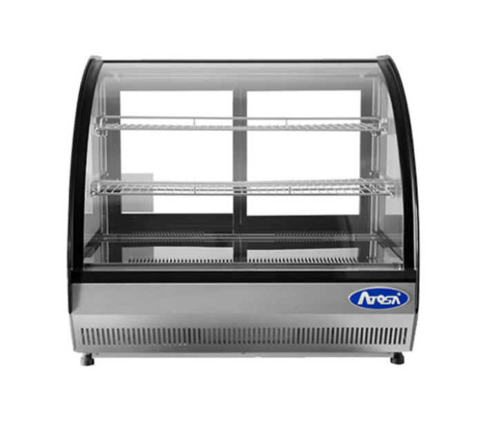 Atosa CRDC-35 Countertop Refrigerated Display Curved - 3.5 Cu Ft - CA