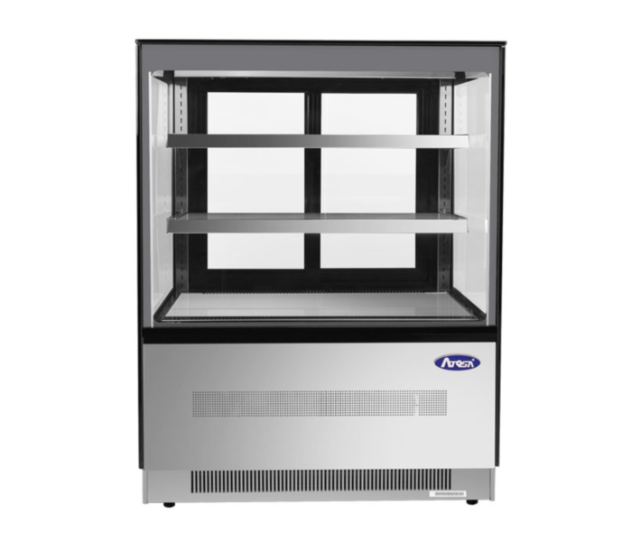 Atosa RDCS-35 Floor Model Refrigerated Display Square - 10.9 Cu Ft - CA