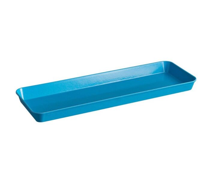 Cambro 10302MT142 Rectangular Market Display Tray / Pan 10" x 30" x 2" - Blue - USA