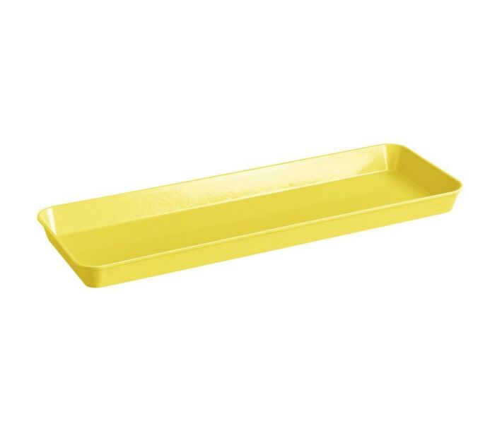 Cambro 10302MT145 Rectangular Market Display Tray / Pan 10" x 30" x 2" - Yellow - USA