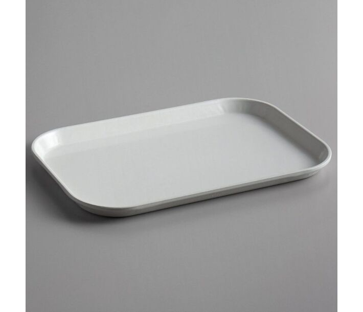 Cambro 1015MT148 Rectangular Market Tray / Pan 10" x 15" x 3/4" - White - USA