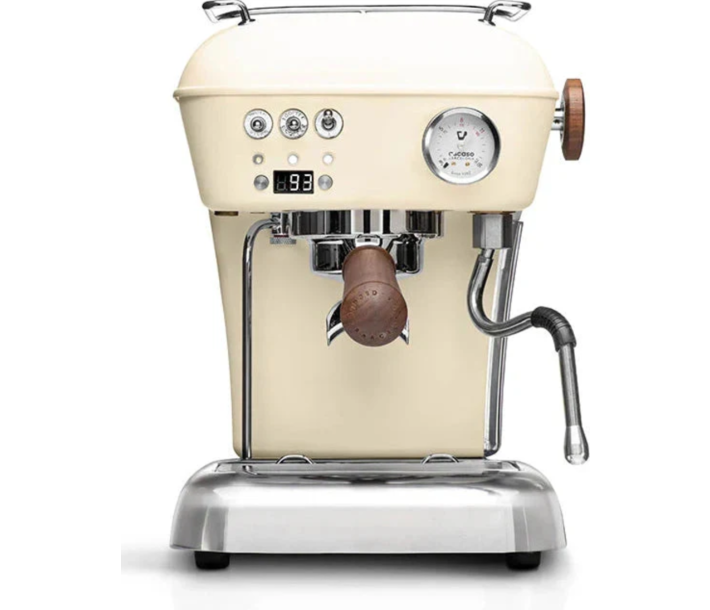 Ascaso DR.595 Dream PID PF Cream/Wood Espresso Machine-120V - CA