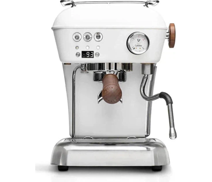 Ascaso DR.579 Dream PID PF White/Wood Espresso Machine-120V - CA