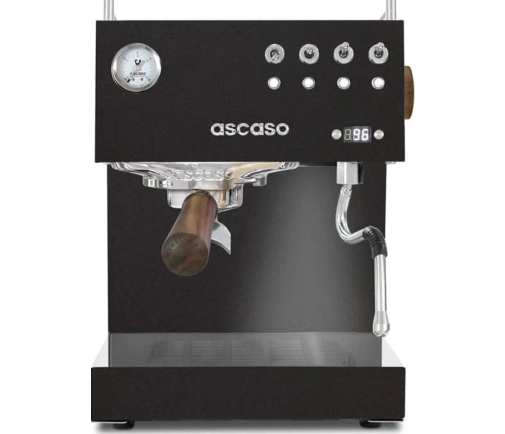 Ascaso Uno109 Uno PID PF Black/Wood Espresso Machine -120V - CA