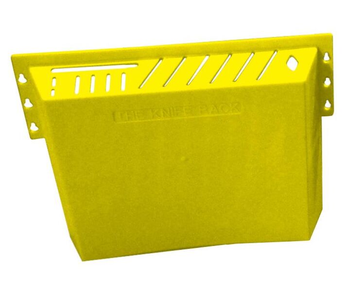Omcan Plastic Knife Rack - Yellow - USA