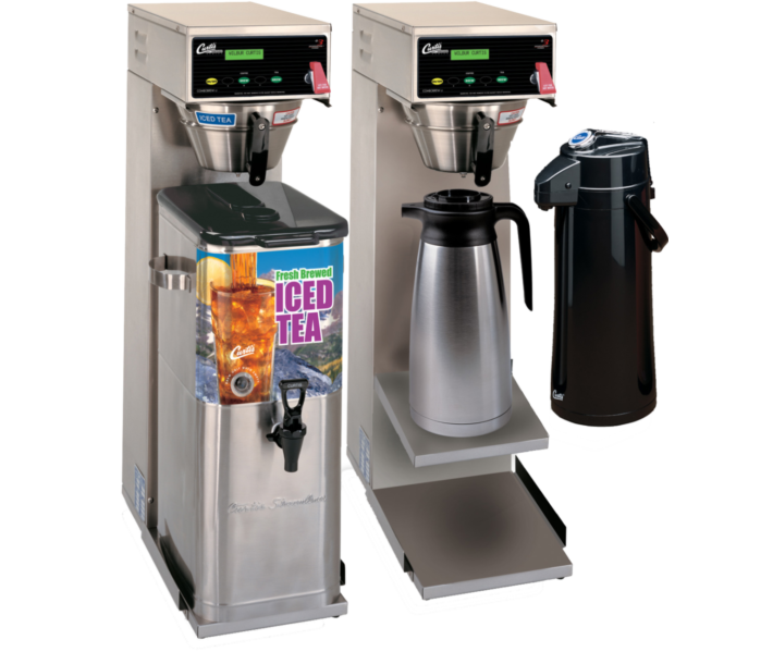 Curtis CBP Combo Brewer - Hot Tea/Coffee/Ice Tea Brewer – 120V, 1675W - USA
