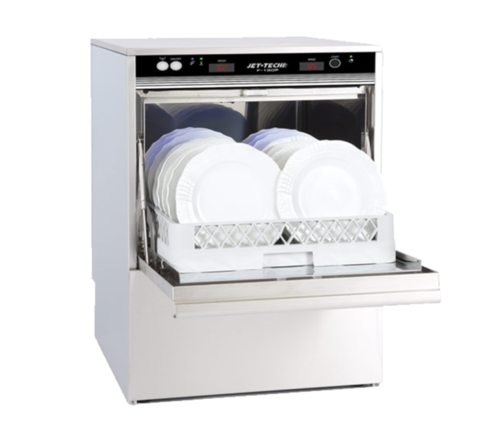 Jet-Tech F-18DP High Temp Undercounter Dishwasher - 24 Racks/hr - CA
