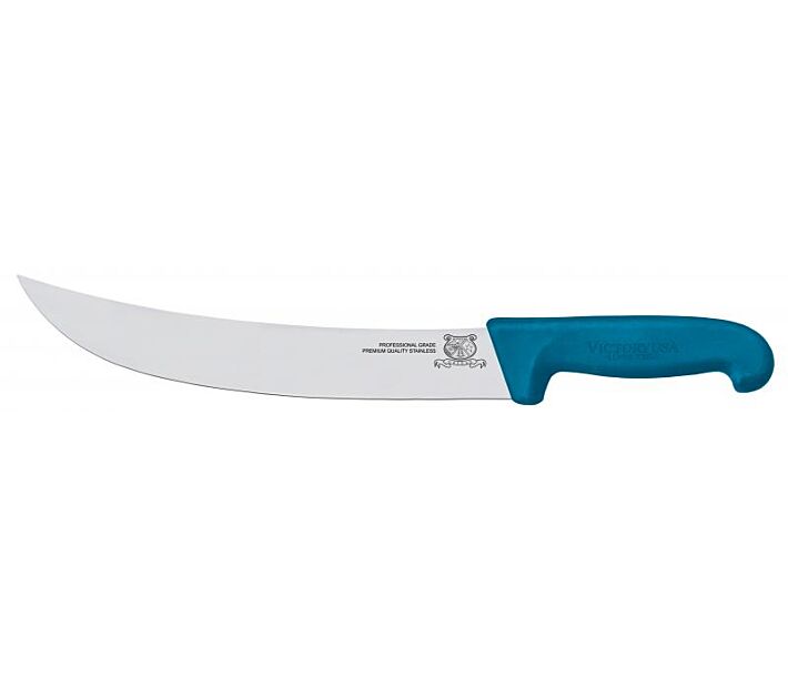 Omcan 12" Steak Knife with Blue Super Fiber Handle - USA