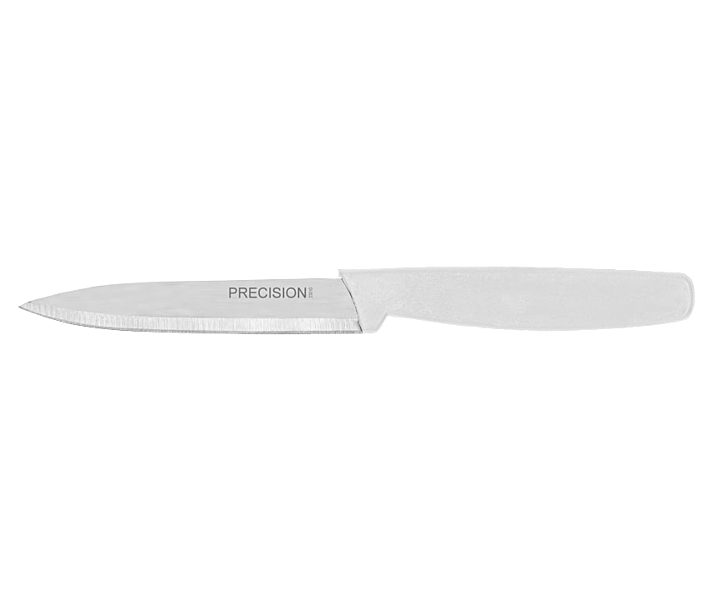 Omcan 4" Paring Knife with White Polypropylene Handle - CA
