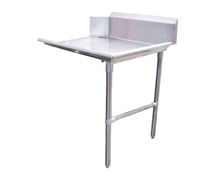Zanduco 30" x 26" Right Side Stainless Steel Clean Dish Table - USA