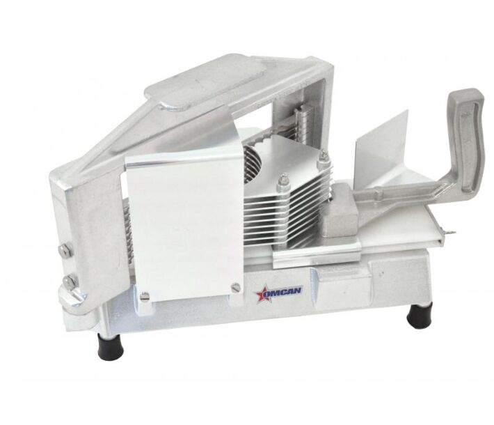 Omcan 1/4" Stainless Steel Cast Aluminum Manual Tomato Slicer - CA