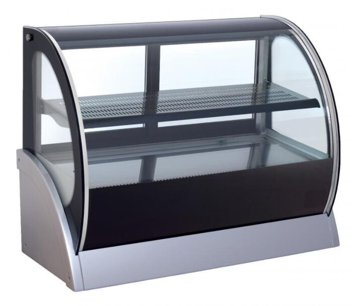Zanduco 36" Curved Glass Refrigerated Display with Single Access - USA