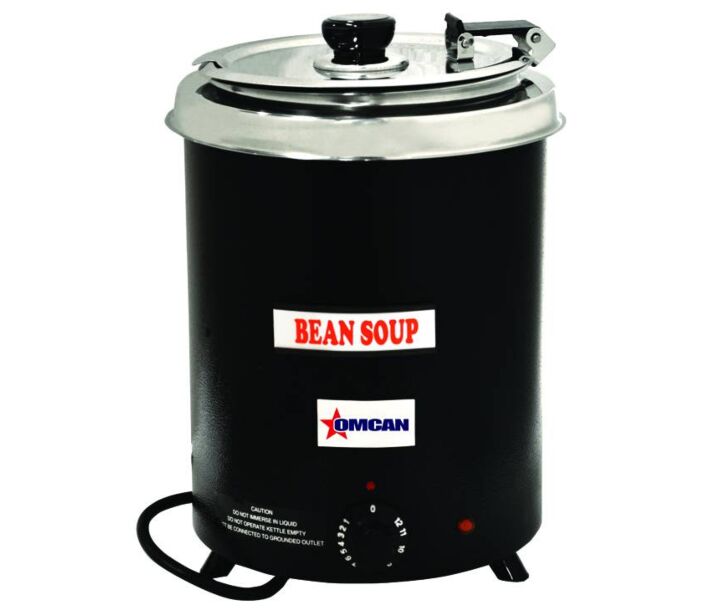 Omcan 6 QT Soup Kettle with Metal Lid - CA