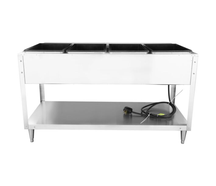 Vollrath 38104 Servewell Electric 4-Pan Sealed Well Hot Food Table - 120V - CA