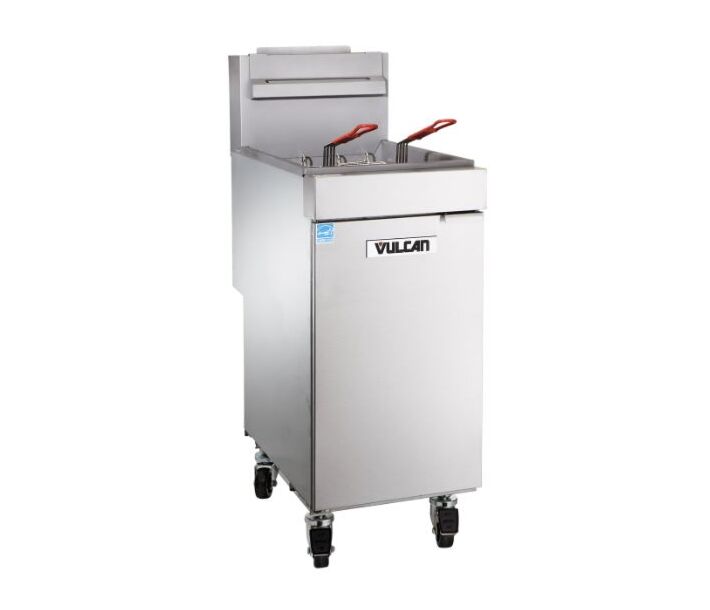 Vulcan 1VEG35M Veg Series Floor Fryer 35-40 lb Capacity Liquid Propane - 70,000 BTU, Energy Star Certified - CA