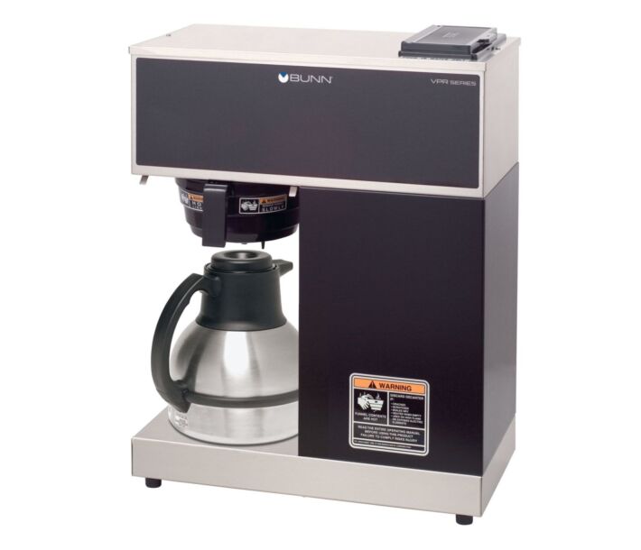 Bunn VPR-TC Thermal Carafe Coffee Brewer with SplashGard Funnel - 120V - USA