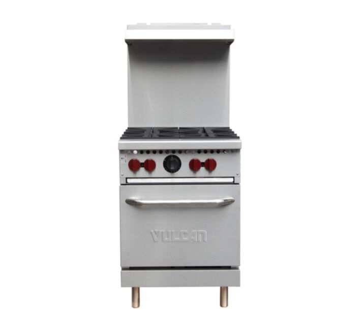 Vulcan SX24-4B 24" 4 Burner Gas Range with Standard Oven - 143,000 BTU - USA