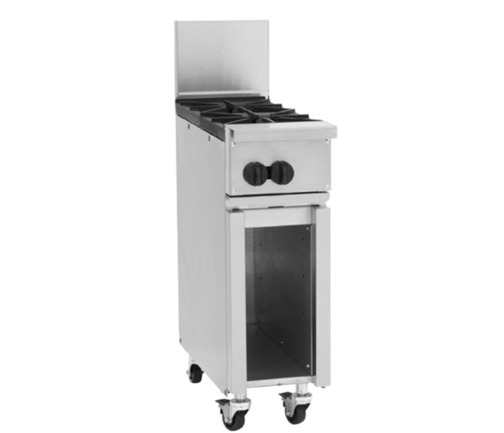 Vulcan 12-2B Endurance Series 12" Range with Cabinet Base, 2 Burners, and 60,000 BTU - Natural Gas/Liquid Propane - USA