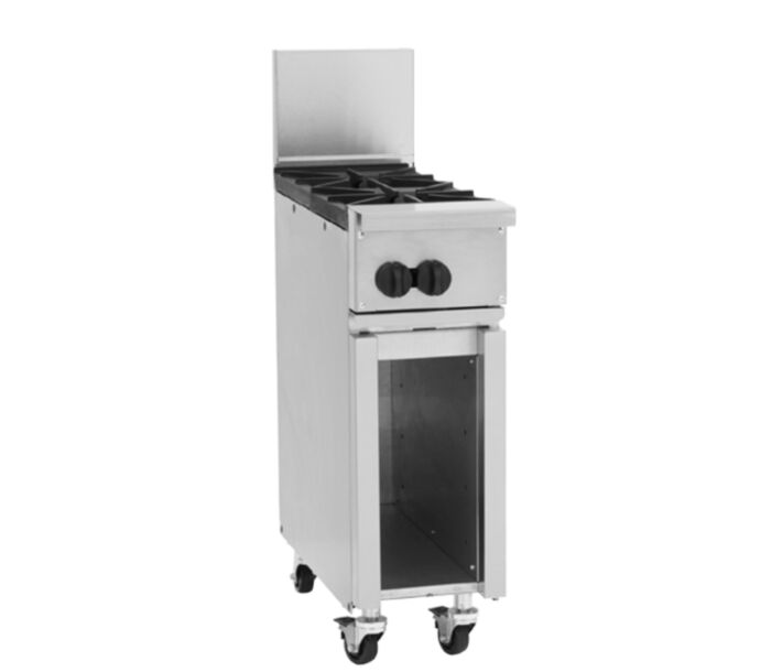 Vulcan 12-2BN Endurance Series 12" Range with Cabinet Base, 2 Burners, and 60,000 BTU - Natural Gas - USA