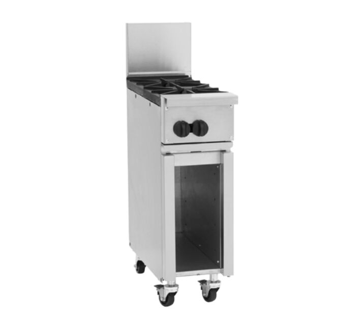 Vulcan 12-2BP Endurance Series 12" Range with Cabinet Base, 2 Burners, and 60,000 BTU - Liquid Propane - USA