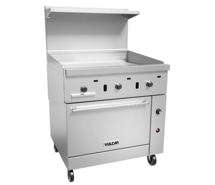 Vulcan 36S-36GT Endurance Series 36" Griddle with Standard Oven, 36" Thermostatic Control, and 95,000 BTU - Natural Gas/Liquid Propane - CA