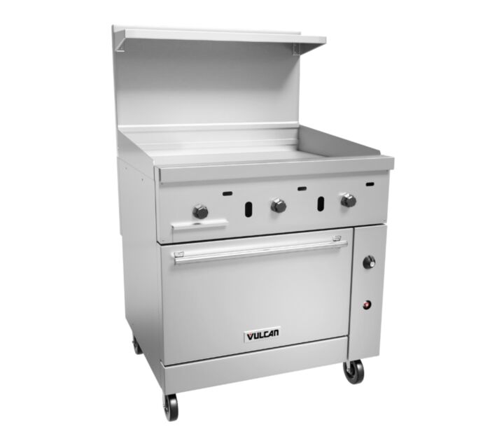 Vulcan 36C-36GTN Endurance Series 36" Griddle with Convection Oven, 36" Thermostatic Control, and 95,000 BTU - Natural Gas - CA