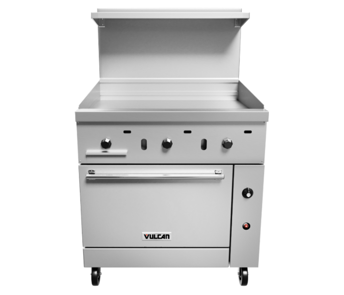 Vulcan 36C-36GTN Endurance Series 36" Griddle with Convection Oven, 36" Thermostatic Control, and 95,000 BTU - Natural Gas - CA